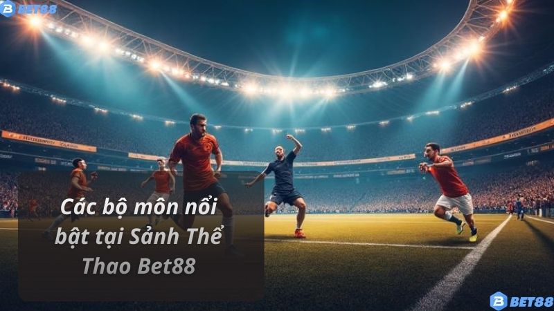 Các bộ môn nổi bật tại Sảnh Thể Thao Bet88